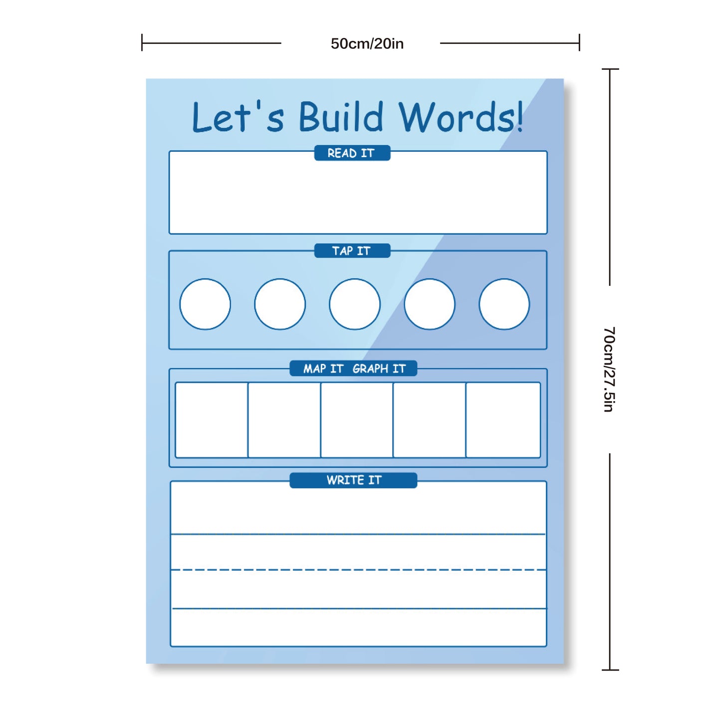 Large Word Builder Posters (2 Pcs)