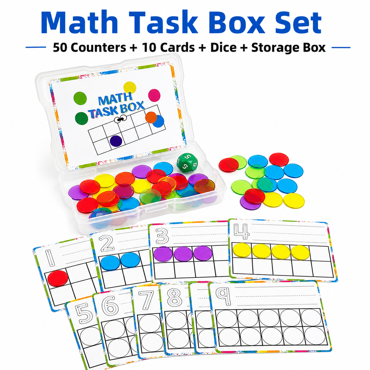 LumiStar Math Task Box Set – Counting Counters