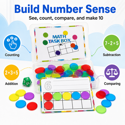 LumiStar Math Task Box Set – Counting Counters