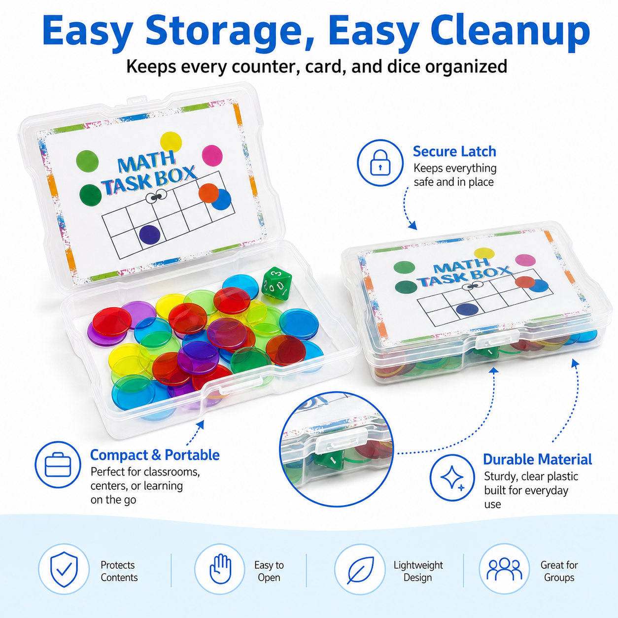 LumiStar Math Task Box Set – Counting Counters
